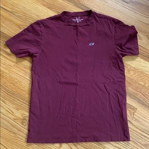 Men’s X-Small Maroon Vineyard Vines Cotton Shirt